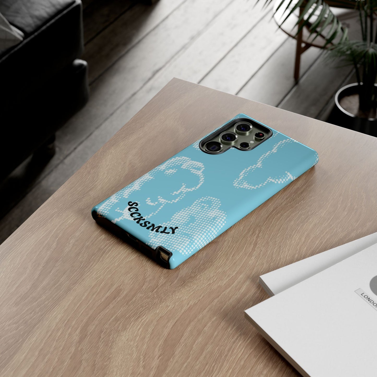 Comic Dot Sky Tough Phone Case for Samsung