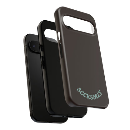 SOLID Espresso Mint Tough Phone Case for Google Pixel