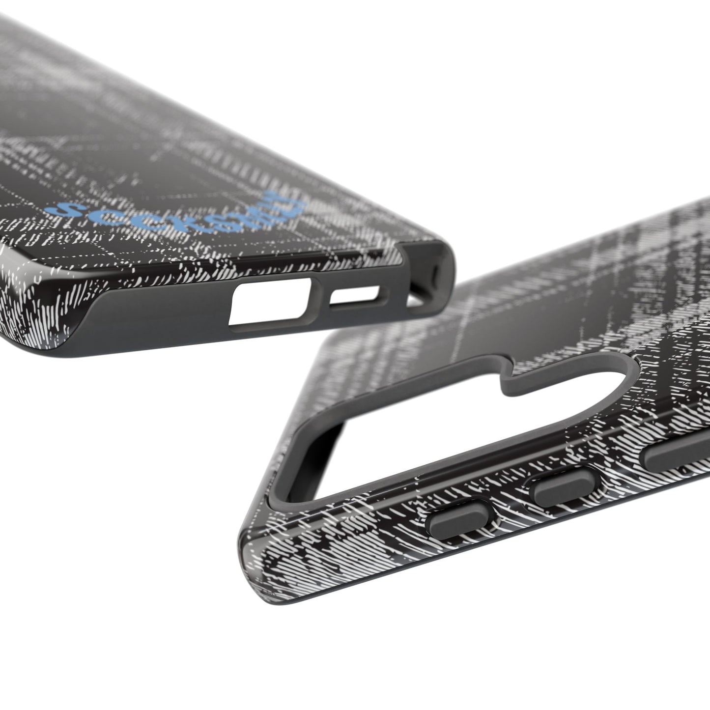 Smoky Grungy Plaid Phone Case for Samsung
