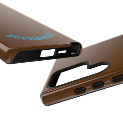 SOLID Chocolate Coco Tough Case for Samsung