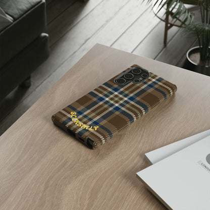 Earth and Sky Plaid Phone Case for Samsung