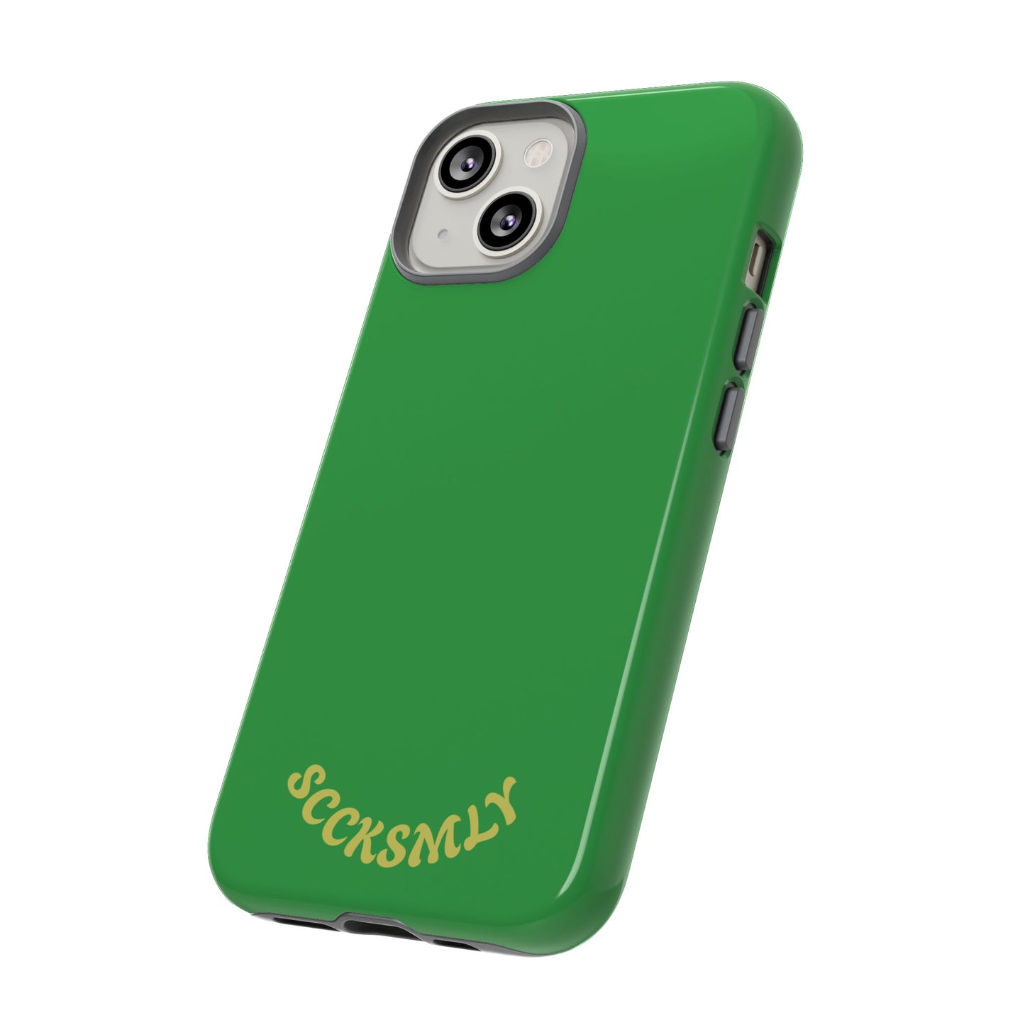 SOLID Green Grin Tough Case for Apple