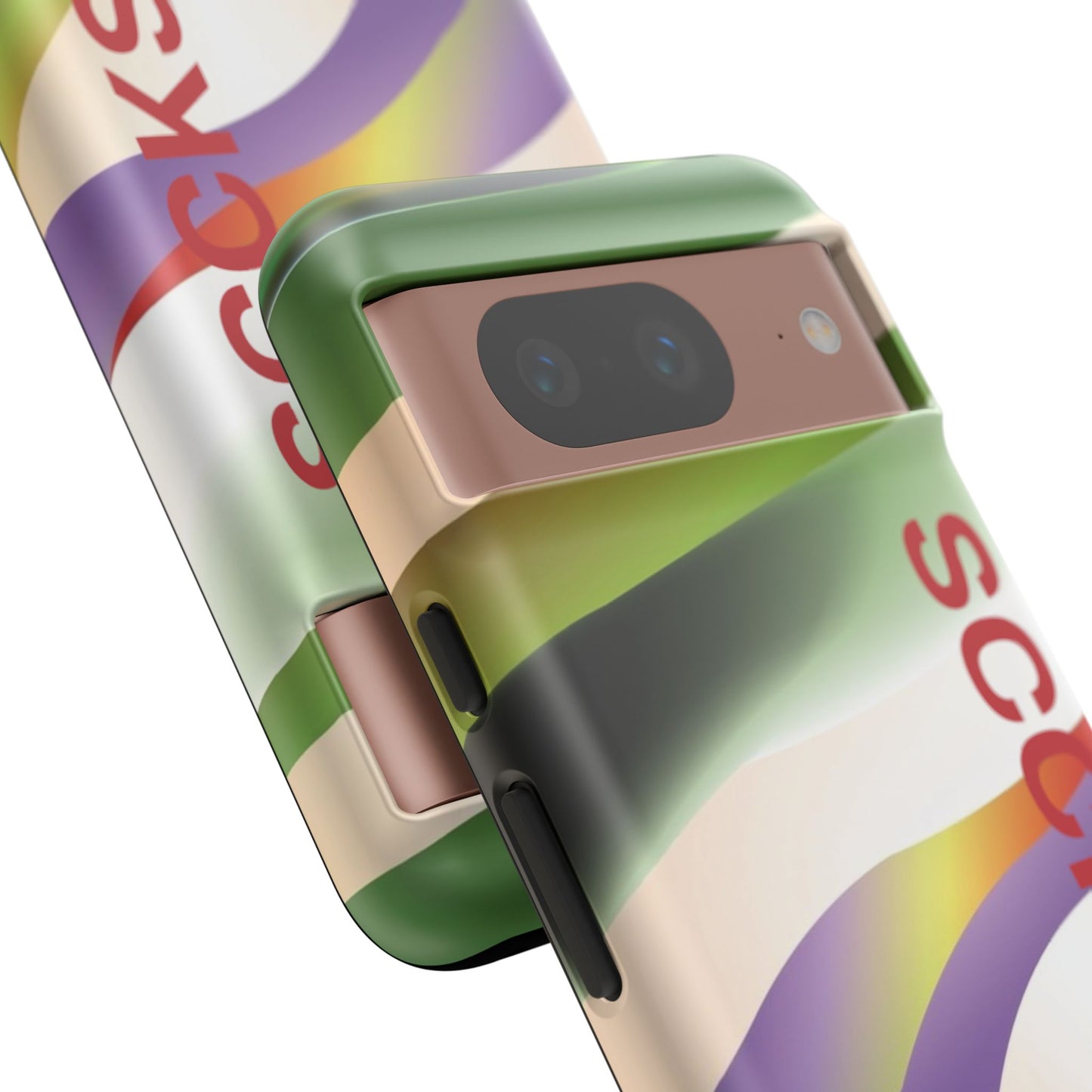 Green Waves Phone Case for Google Pixel