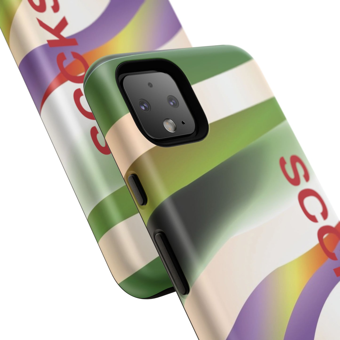 Green Waves Phone Case for Google Pixel