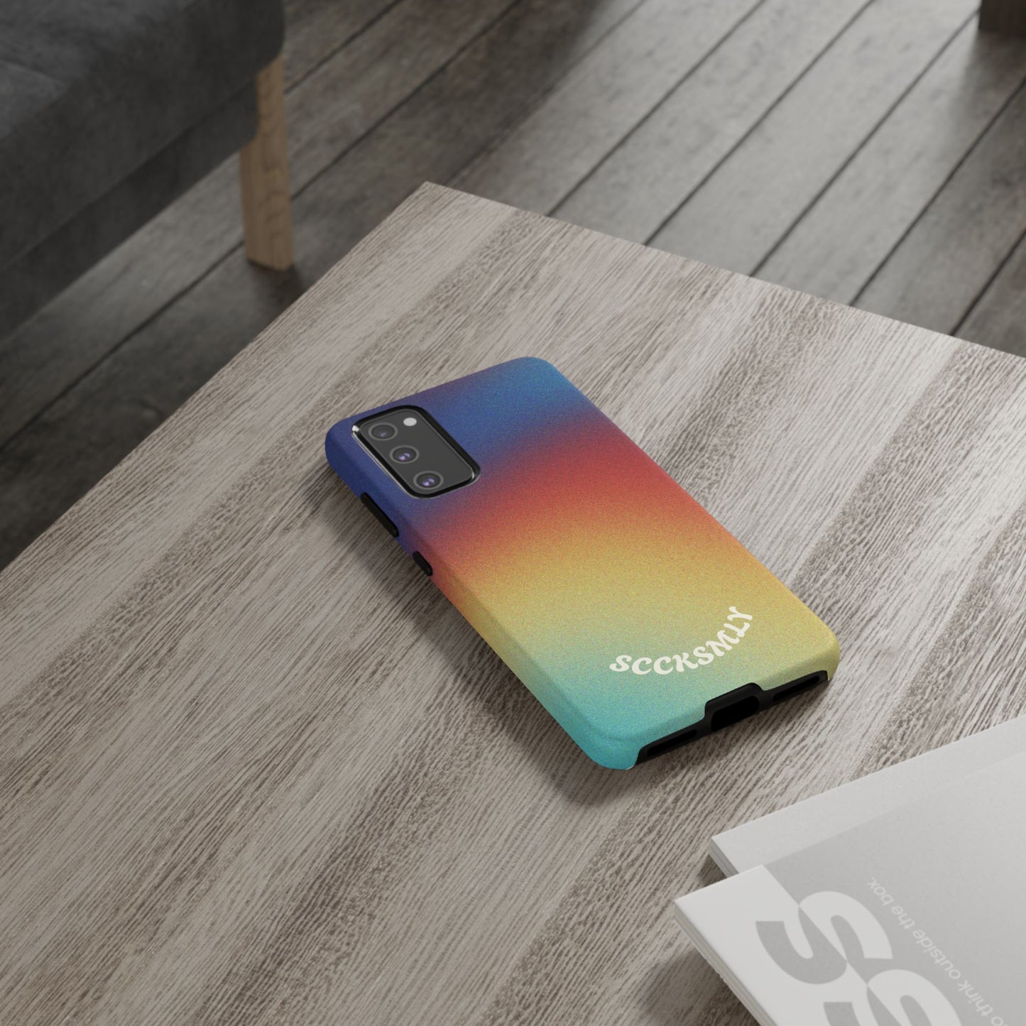 Faded Sunset Aura Tough Phone Case for Samsung