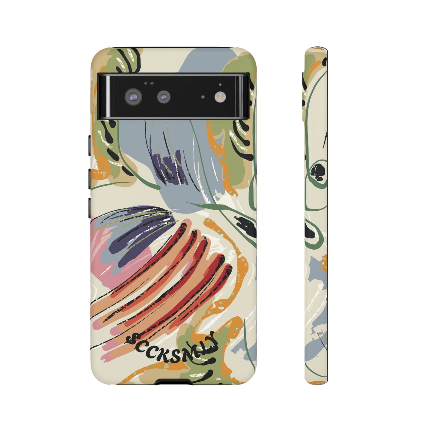 Botanical Strokes Palette Tough Phone Case for Google Pixel