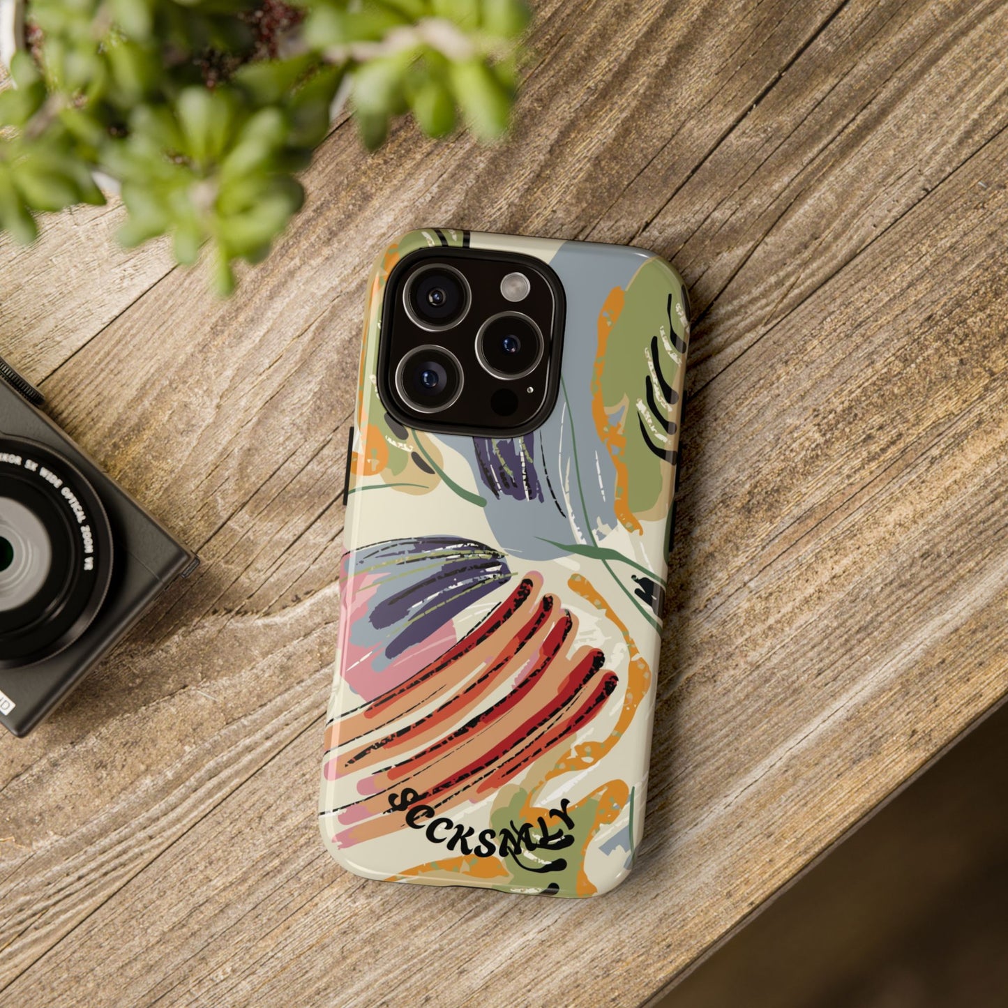 Botanical Strokes Palette Tough Phone Case for Apple