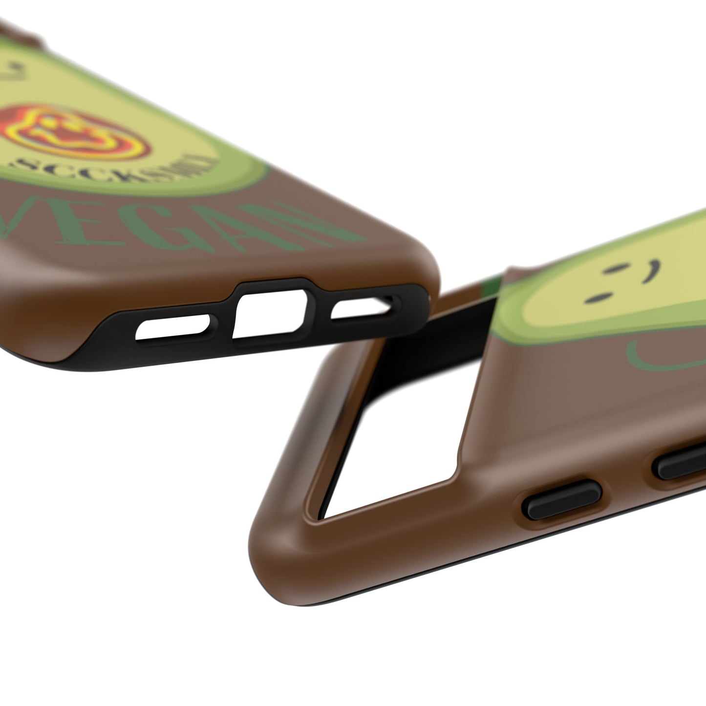 Playful Vegan Avocado Phone Case for Google Pixel