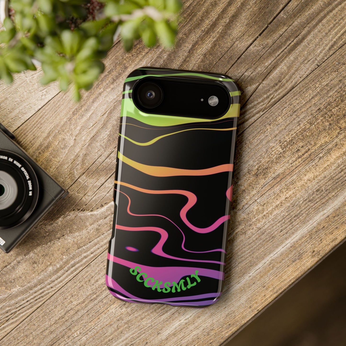 Dark Rainbow Phone Case for Apple