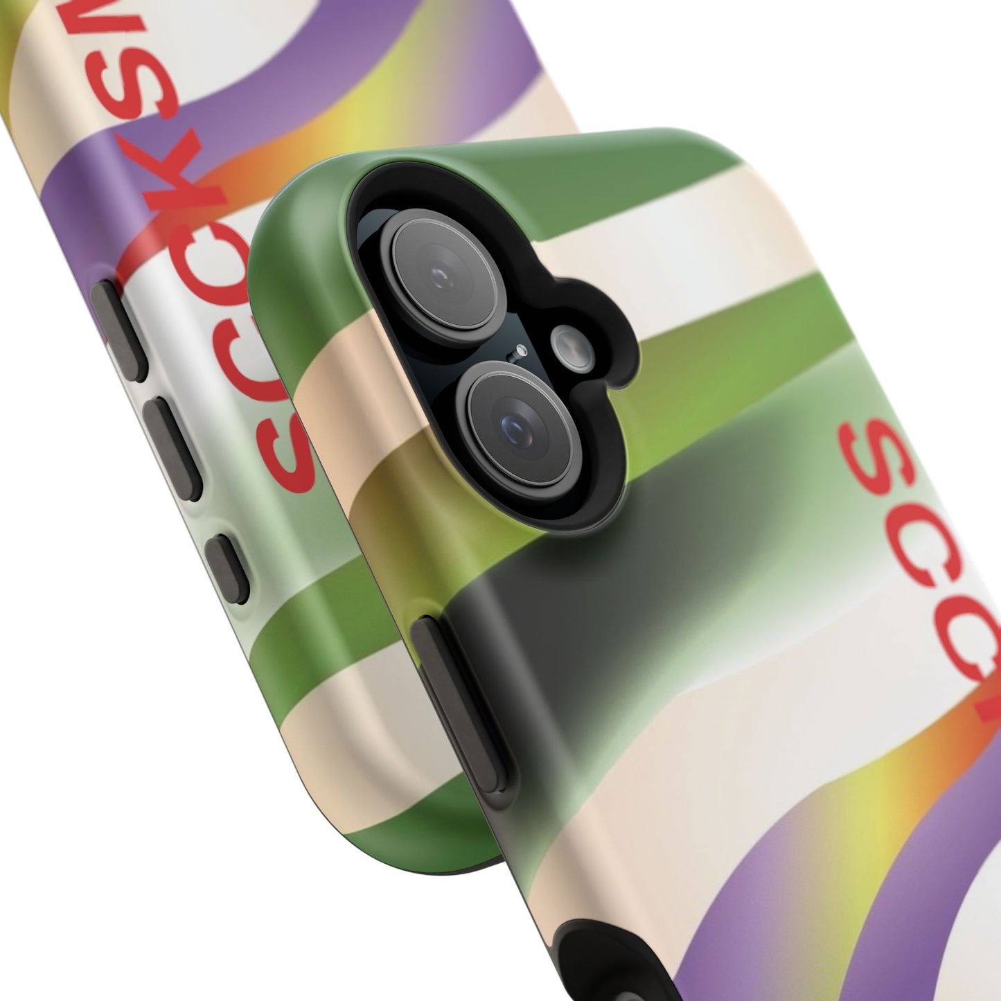 Green Waves Phone Case for "IOS or Apple"