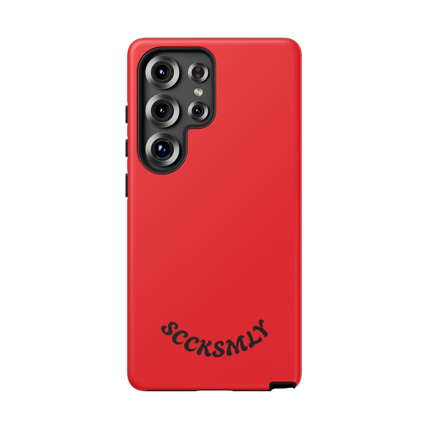 SOLID Screaming Red Tough Case for Samsung