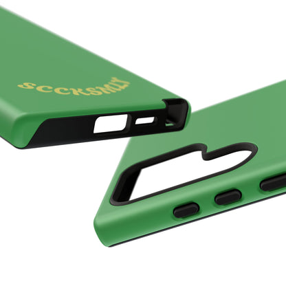 SOLID Green Grin Tough Case for Samsung