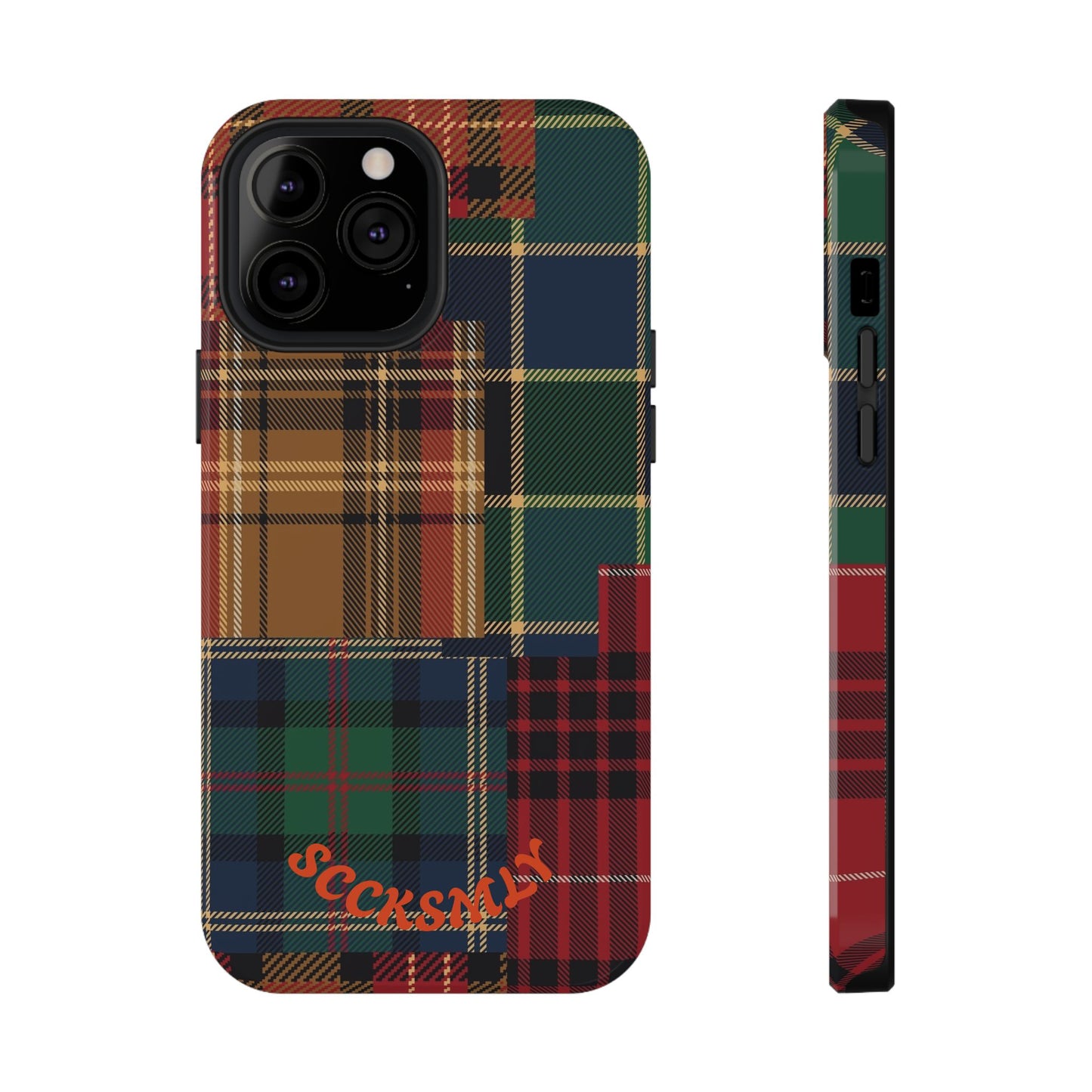 Heritage Hues Patchwork Tough Phone Case for Apple