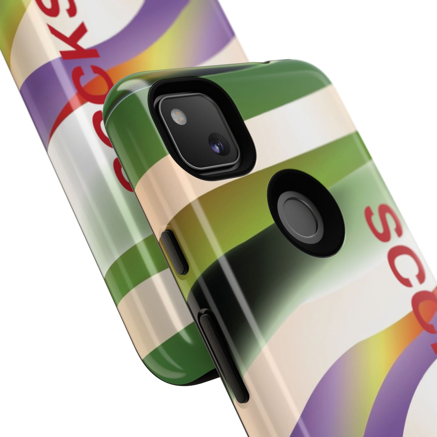 Green Waves Phone Case for Google Pixel