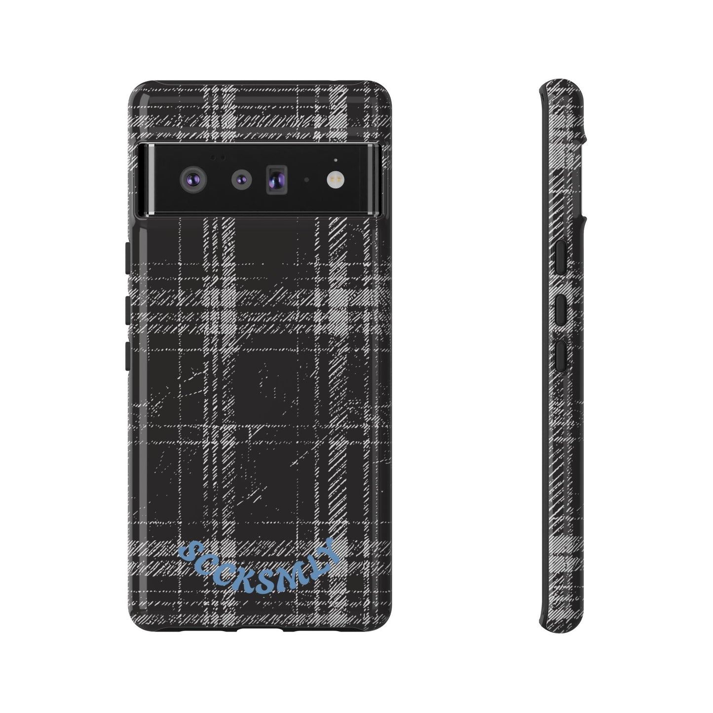 Smoky Grungy Plaid Phone Case for Google Pixel