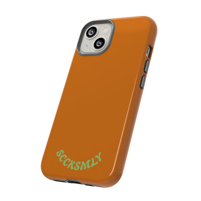 SOLID Terracotta Caoal Tough Case for Apple