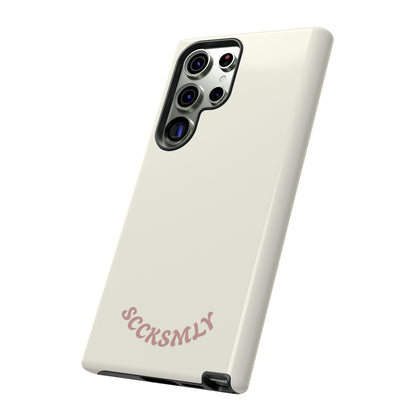 Sweet Oat Milk Tough Phone Case for Samsung