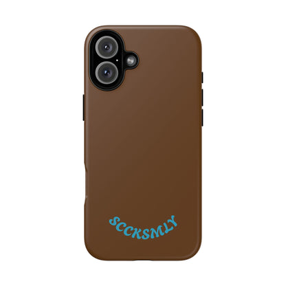 SOLID Chocolate Coco Tough Case for Apple