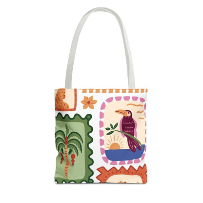 Tropical Print 13 x 13 Tote Bag