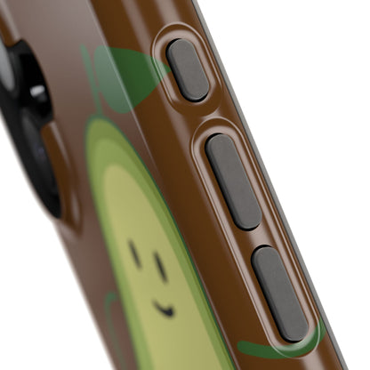 Playful Vegan Avocado Tough Phone Case Apple