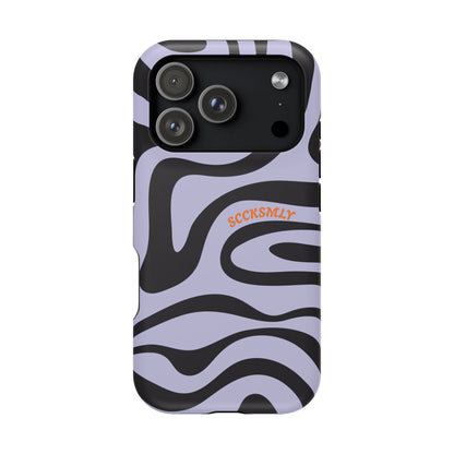 Purple Swirl Phone Case for Apple
