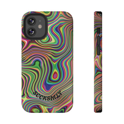 Acid Swirl Phone Case for Apple