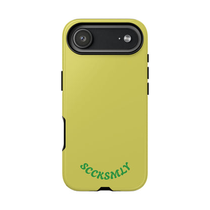 SOLID Lemon Pop Tough Case for Apple