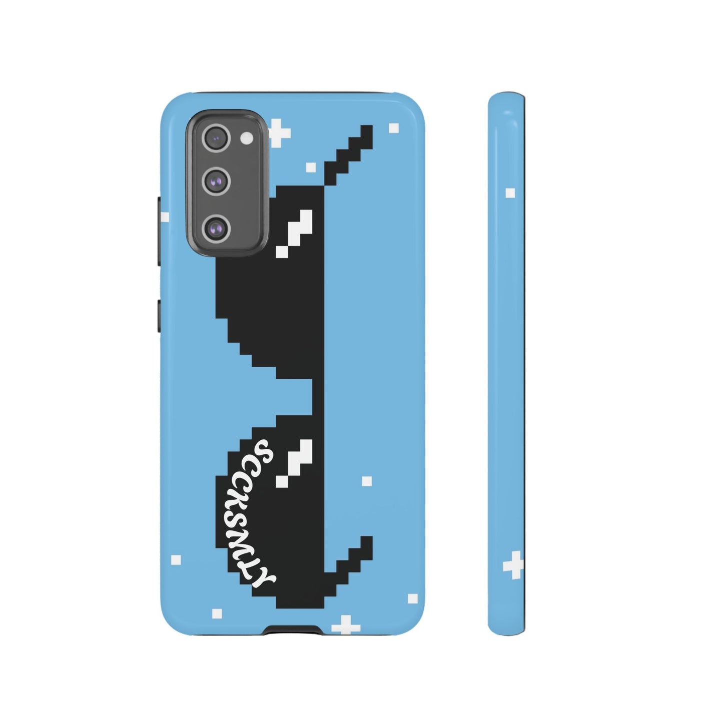 Pixel Glass Tough Phone Case for Samsung