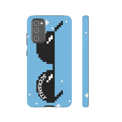 Pixel Glass Tough Phone Case for Samsung