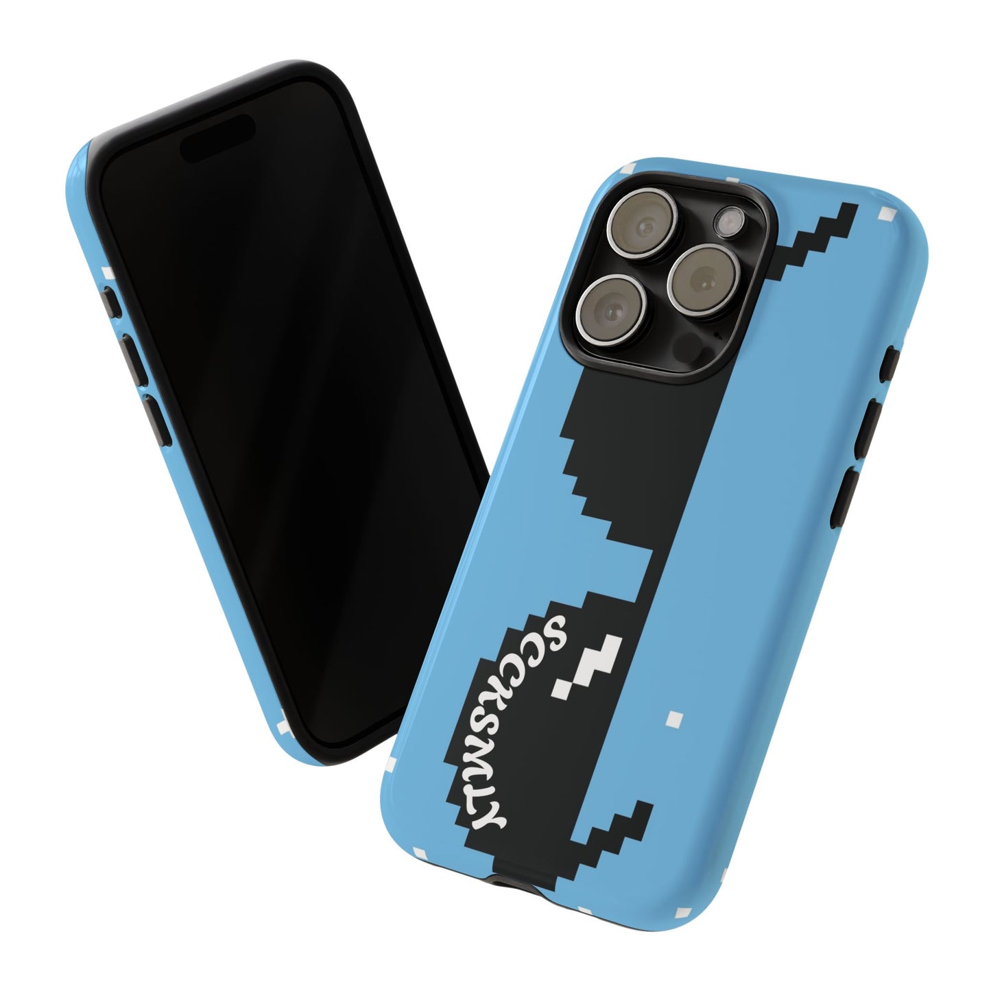 Pixel Glass Tough Phone Case for Apple