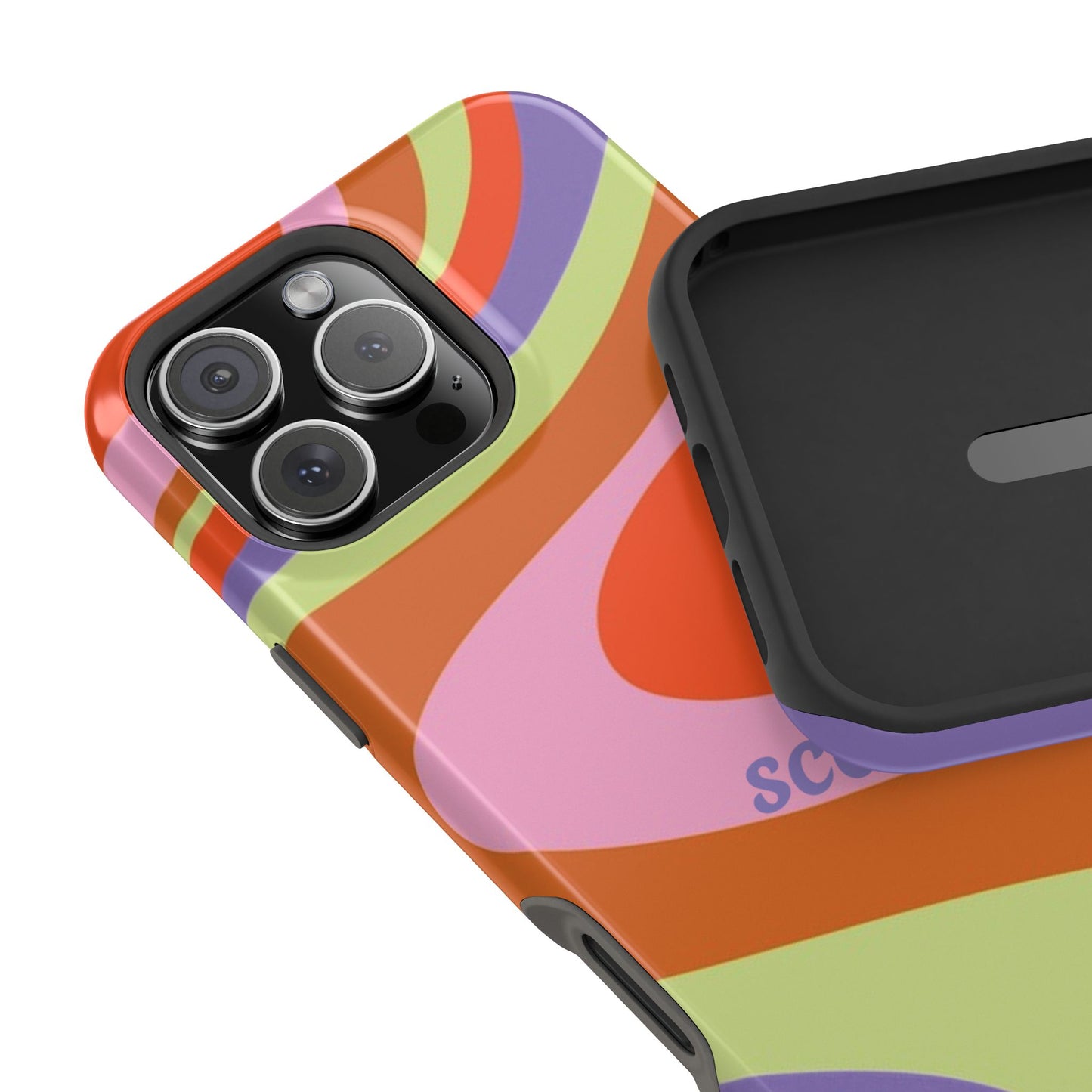 Curvy Swirl Phone Case for Apple