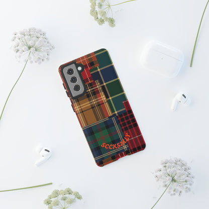 Heritage Hues Patchwork Tough Phone Case for Samsung