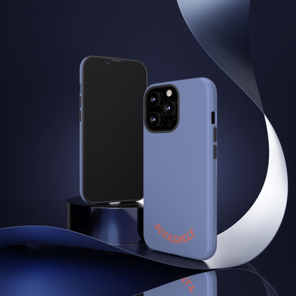 Periwinkle Blue Tough Phone Case for Apple