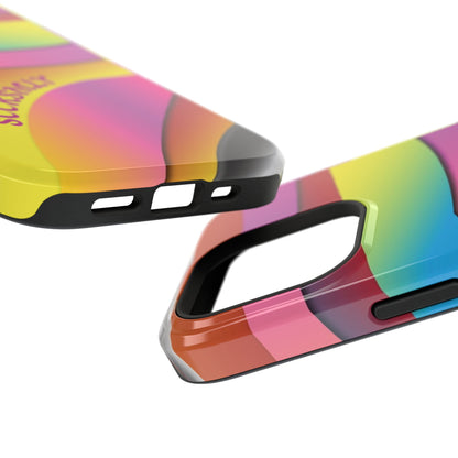 Modern Retro Rainbow Phone Case for Apple