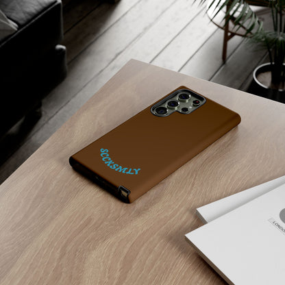 SOLID Chocolate Coco Tough Case for Samsung