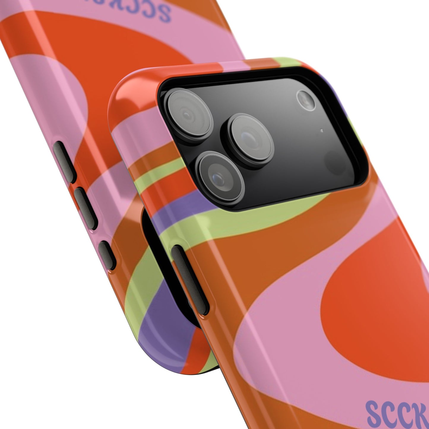 Curvy Swirl Phone Case for Apple
