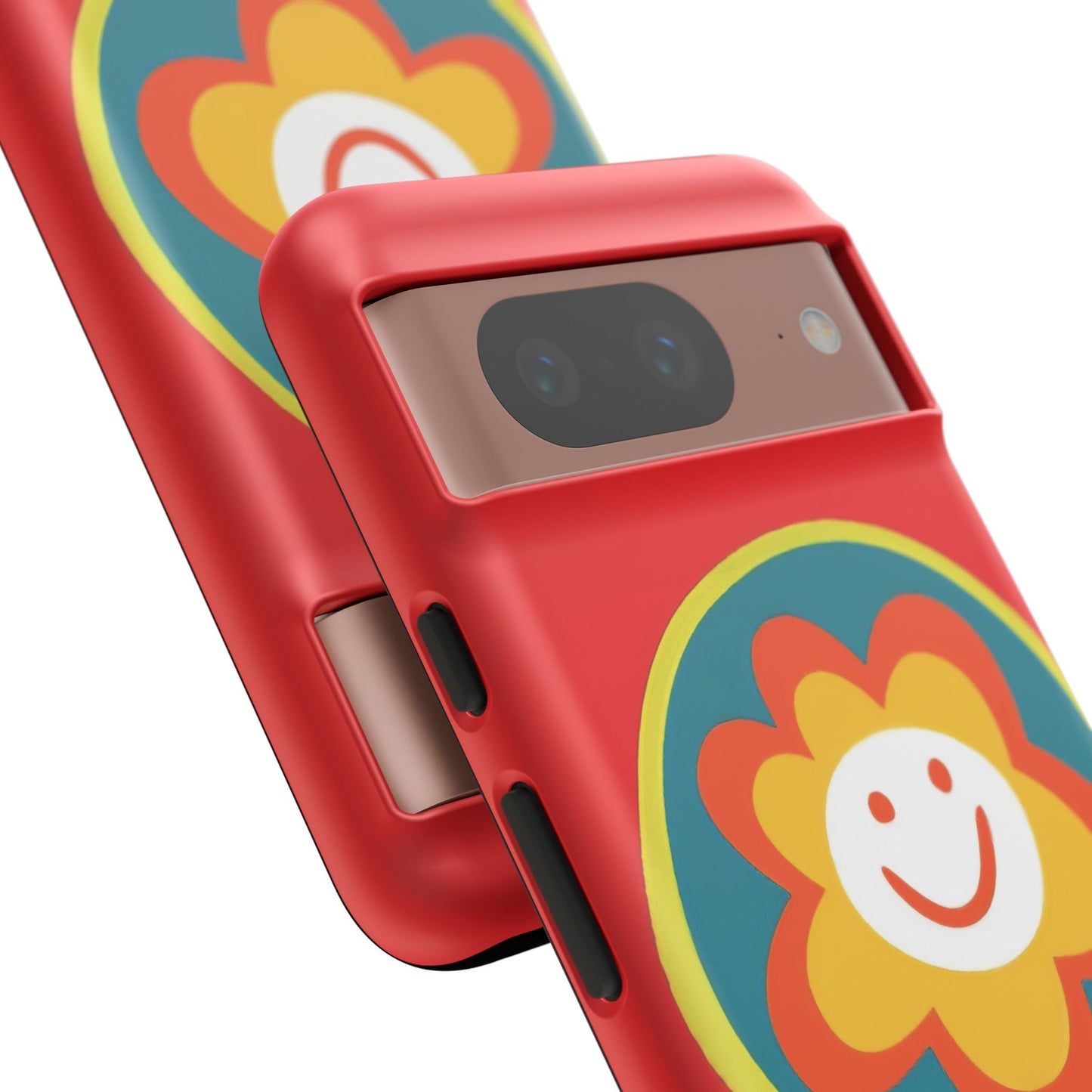 Red "SUNSHINE SMILE" Tough Phone Case for Google Pixel