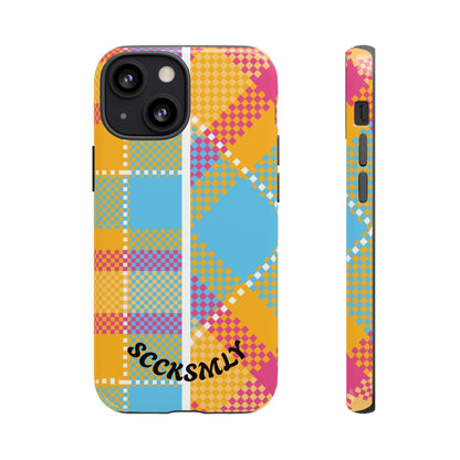 Pattern Punch Phone Case for Apple