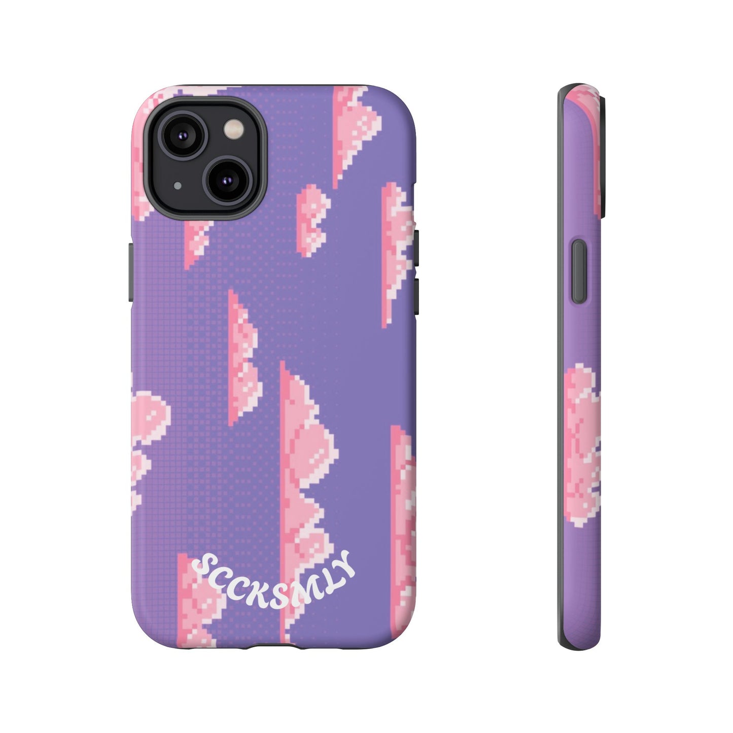 Purple Cotton Candy Sky Tough Phone Case for Apple