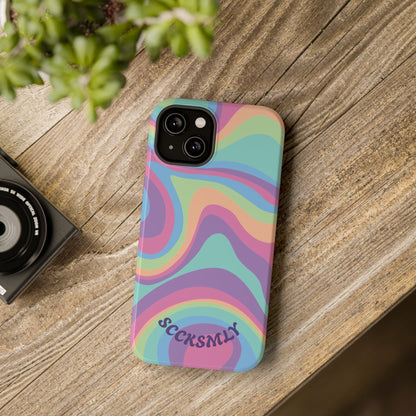 Pastel Swirl Phone Case for Apple
