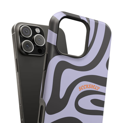 Purple Swirl Phone Case for Apple