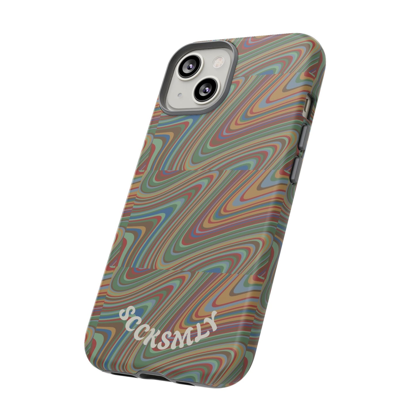 Earthly Waves Tough Phone Case for Apple