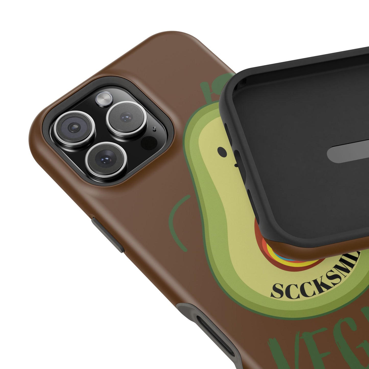 Playful Vegan Avocado Tough Phone Case Apple