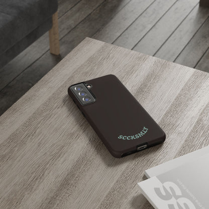 SOLID Espresso Mint Tough Phone Case for Samsung