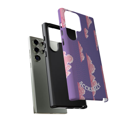 Purple Cotton Candy Sky Tough Phone Case for Samsung