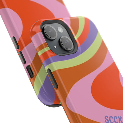 Curvy Swirl Phone Case for Apple