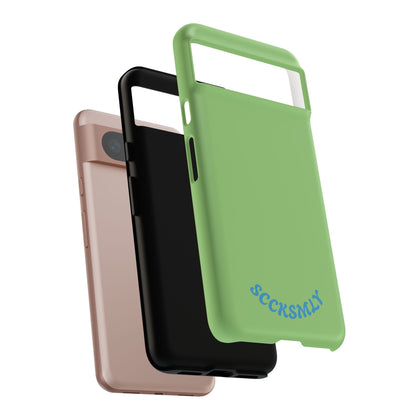 SOLID Sour Lime Tough Case for Google Pixel