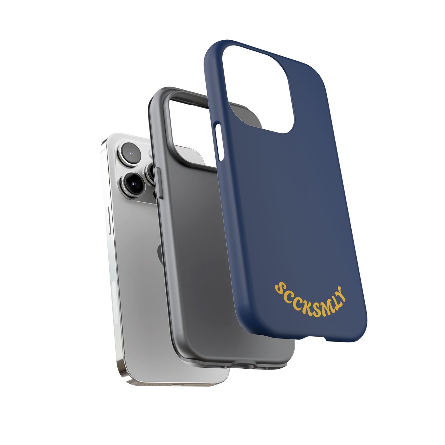 SOLID Cobalt Haze Tough Case for Apple