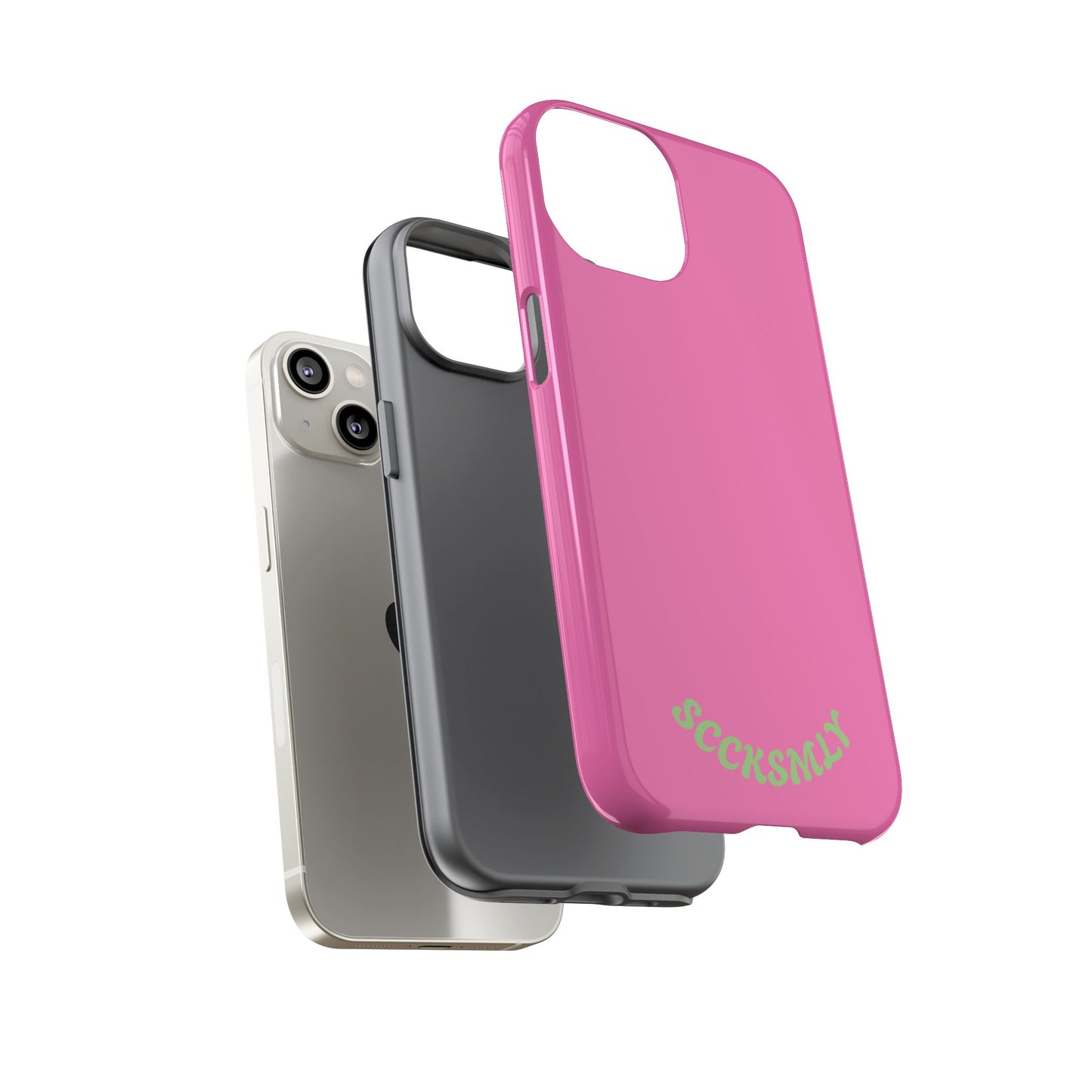 SOLID Sweet Static Pink Tough Case for Apple