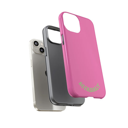 SOLID Sweet Static Pink Tough Case for Apple
